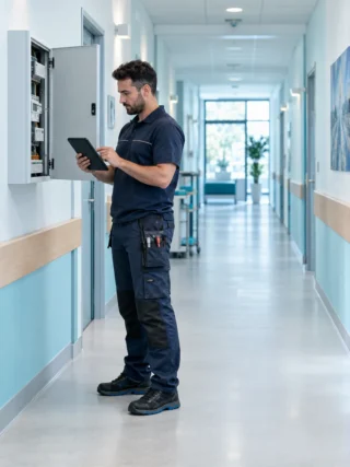 Technicien en intervention dans un établissement de santé